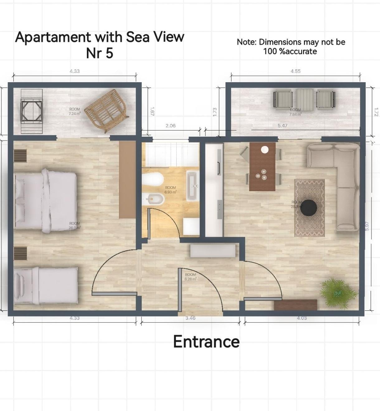 Lungomare Luxury Sea View Apartaments Влёра Экстерьер фото